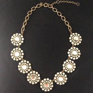 J. Crew Crystal Circle Necklace